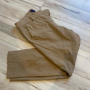 J.Crew Ruby Pant - Size 14 - Khaki Brown- Crop